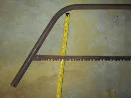 Vintage Tree Wood Large Bow - Hand Saw 30+" ( See Pictures ...