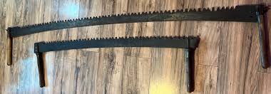 Vintage 2 Man Disston Crosscut Saw 72” Logging Saw Disston ...