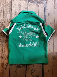 Biker Bowling Shirt - Etsy