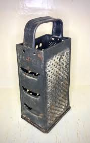 Vintage Rustic Farmhouse BROMCO 4-sided Metal Grater Shredder W/ Handle; 9” - Etsy