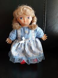 Handmade Soft Plastic Blue Doll - Etsy