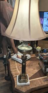 Vintage Cambridge Brass Lamp Victorian Style 60's 28in | eBay