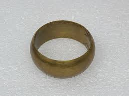 Vintage Brass Bangle Bracelet Wide | eBay