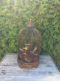 Vintage Metal and Resin Bird Cage, Shabby Chic, French Country, Farmhouse, Cottage Decor, Wedding Decor. Made in Philippines. - Etsy New Zealand