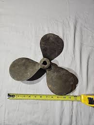 12 In Brass Boat Prop Vintage | eBay