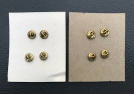 DOMINICAN REPUBLIC Army ARTILLERY & ARMOR Collar Disk Brass ...