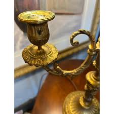 Antique Buillotte Table Lamp With Slate Grey Metal Shade ...