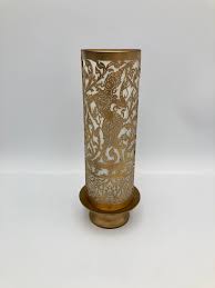 Vintage Thai Temple Dancing Goddess Candleholder Frosted Glass With Metal Gold Sheathe Holds a Taper Candle - Etsy India