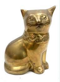 STATUE DE CHAT EN LAITON - 12 CM | eBay