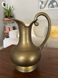 Vintage Brass Pitcher Made in India | eBay