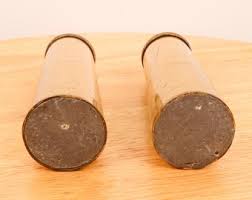 2 Weights || Vintage Solid Brass - Etsy