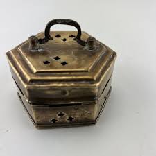 Vintage Pierced Brass Potpourri Box Brass Cricket Box ,Trinket Box Jewelry Box | eBay Australia
