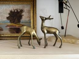 2 Vintage Brass Deer Vintage Solid Brass Deer Buck and Doe Vintage Woodland Animals Vintage Christmas Deer Vintage MCM Brass Buck and Doe - Etsy Denmark