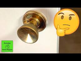 Door Knob Without Visible Screws | How To Remove And Replace ...