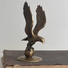 Vintage Brass Eagle Sculpture, Vintage Brass, Antique Home ...