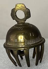 Small Brass Claw Bell, Elephant Bell, Prayer Meditation Bell ...