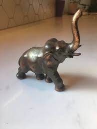 Bronze ? brass ? Metal Elephant Figure Figurine Sculpture 5 ...