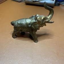 Vintage DODGE USA Solid Brass Decorative Elephant | eBay