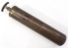 Sold at Auction: 1.5-quart IH brass fire extinguisher