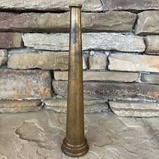 Vintage Wooster Brass 12" Fire Hose Nozzle Firefighting ...