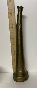 Vintage Brass Fire Hose Nozzle 12” | eBay