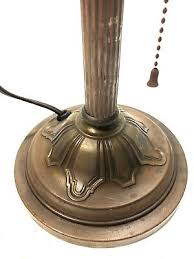 Vintage Antiquitie Brass & Iron Table Lamp | eBay