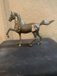 Vintage Solid Brass Horse Figurine | eBay