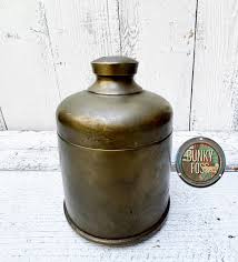 Vintage Brass Humidor/tobacco Jar, Old Tobacciana, Vintage ...