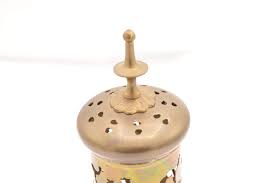 Decorative Copper Candle Holder With Oriental Motifs - Etsy