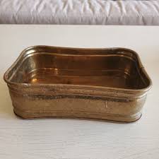 Vintage 1950s-60s Rustic Solid Bass Basket Farmhouse Decor Planter - Etsy