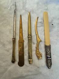 Lot 5 Art Deco Art Nouveau Desk Letter Openers | eBay