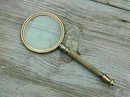 Maritime Henry Hughes London Brass Magnifying Glass Antique ...