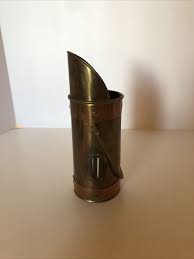 Vintage Mini Coal Shuttle 8”x3” Brass Copper Match Stick ...
