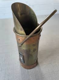 Vintage Brass and Copper Small Coal Scuttle. - Etsy
