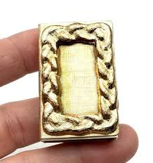Vintage Brass Match Box Holder Gold Tone Frame Shape 1 5/8 X ...