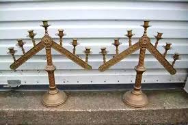 Nice pair of ornate adjustable Church Candelabra + | eBay