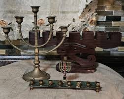 Vintage Candlestick Holders, Menorah, Sabbath, Kwanzaa ...