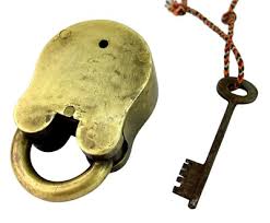 Vintage Indian Collectible Brass Made Padlock home Office Security. G2-342 | eBay