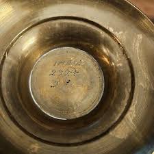 Vintage Etched Brass vase 9.5" made in India 2924 J, Large | eBay