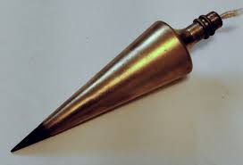 Dietzgen Steel Tip Brass Plumb Bob Model CS-4811 Point 18 1lb2oz | eBay Australia