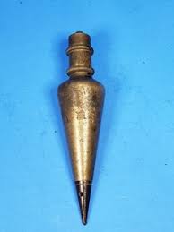 Vintage Brass Plumb Bob | eBay