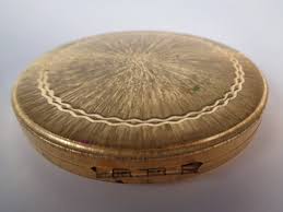Vintage Convertible Powder Compact, AGME Brass Powder ...