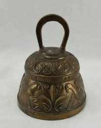 Vintage English Brass Bell LEO X AQVILA AGNVS X PELICANVS Made In England 3.75" | eBay