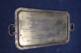 Vintage Antique Decorative Serving Tray with Two Handles | eBay