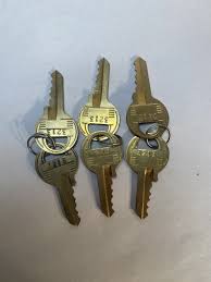 VTG Set Of Six Replacement No.3 Master Lock Keys Number 3213 ...