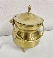 Vintage brass Kettle Pot decoration Gold | eBay