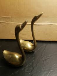 Vintage 2 Brass Swans by Russ Berrie & Co. | eBay