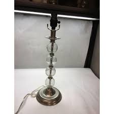 Unbranded | Accents | Modern Tall Desk Lamp Glass Dot Bubble Design Working Silver Base Round | Poshmark