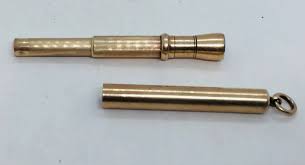 Sampson Mordan Hardtmuth Antique English 375 9ct Gold Cigar ...