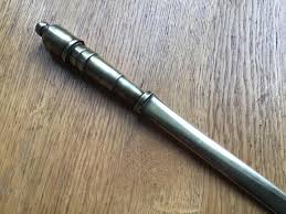 Vintage Brass Letter Opener With Turned Handle: Desk ...